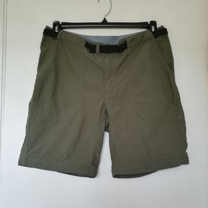 Patagonia olive green hiking shorts , size L